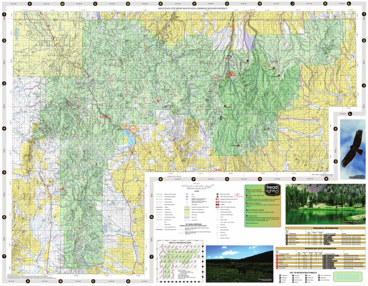 Humboldt-Toiyabe NF Mountain City-Ruby Mountains-Jarbidge Ranger ...