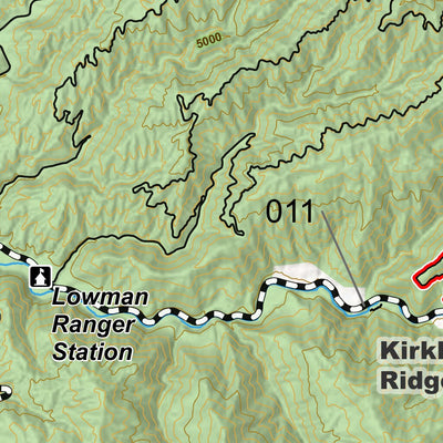 Boise National Forest Lowman Ranger District Trail Map 2025 Preview 3