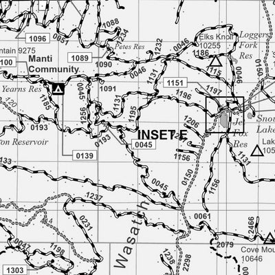 Manti-La Sal National Forest Ferron, Price, Sanpete Ranger District's Motor Vehicle Use Map 2025 Preview 3