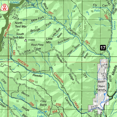 US Forest Service R4 Manti-La Sal National Forest Sanpete, Ferron, Price Ranger Districts 2013 digital map