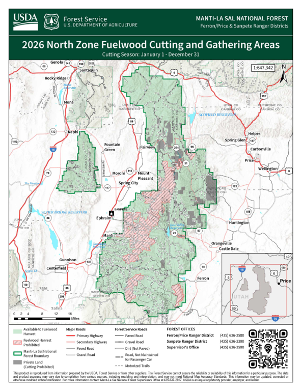 Manti-LaSal National Forest Ferron, Price & Sanpete Ranger Districts ...