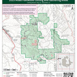Manti-LaSal National Forest Moab Ranger District Firewood Map 2025 Preview 1