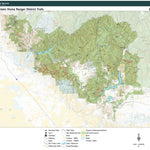 Boise National Forest Mountain Home Ranger District Trail Map 2025 Preview 1