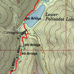 US Forest Service R4 Palisades Creek Trail Upper Lake digital map