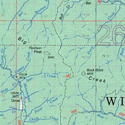 US Forest Service R4 Payette National Forest Krassel Ranger District Forest Visitor Map 2013 digital map