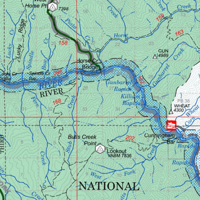 US Forest Service R4 Payette National Forest Krassel Ranger District Forest Visitor Map 2013 digital map