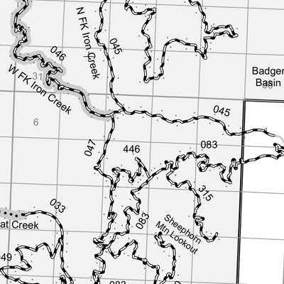 Salmon-Challis NF Leadore RD Motor Vehicle Use Map 2025 Preview 3