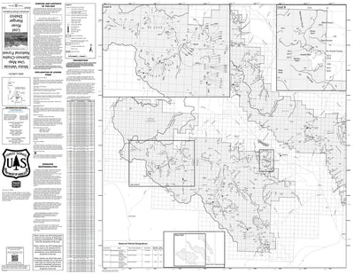 Salmon-Challis NF Lost River RD Motor Vehicle Use Map West Side 2025 MVUM Preview 1