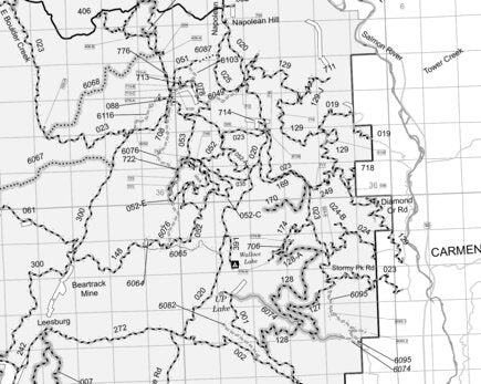 Salmon-Challis NF Salmon-Cobalt RD INSET A Motor Vehicle Use Map 2025 Preview 1