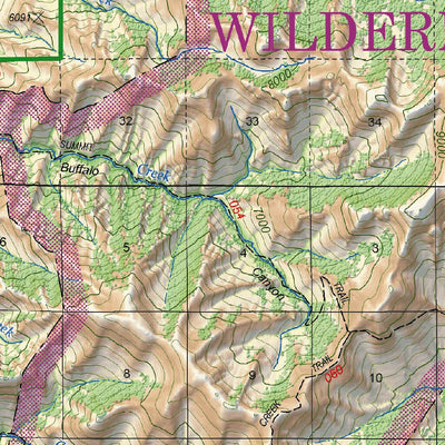 US Forest Service R4 Santa Rosa-Paradise Peak Wilderness Humboldt-Toiyabe National Forest 2021 digital map