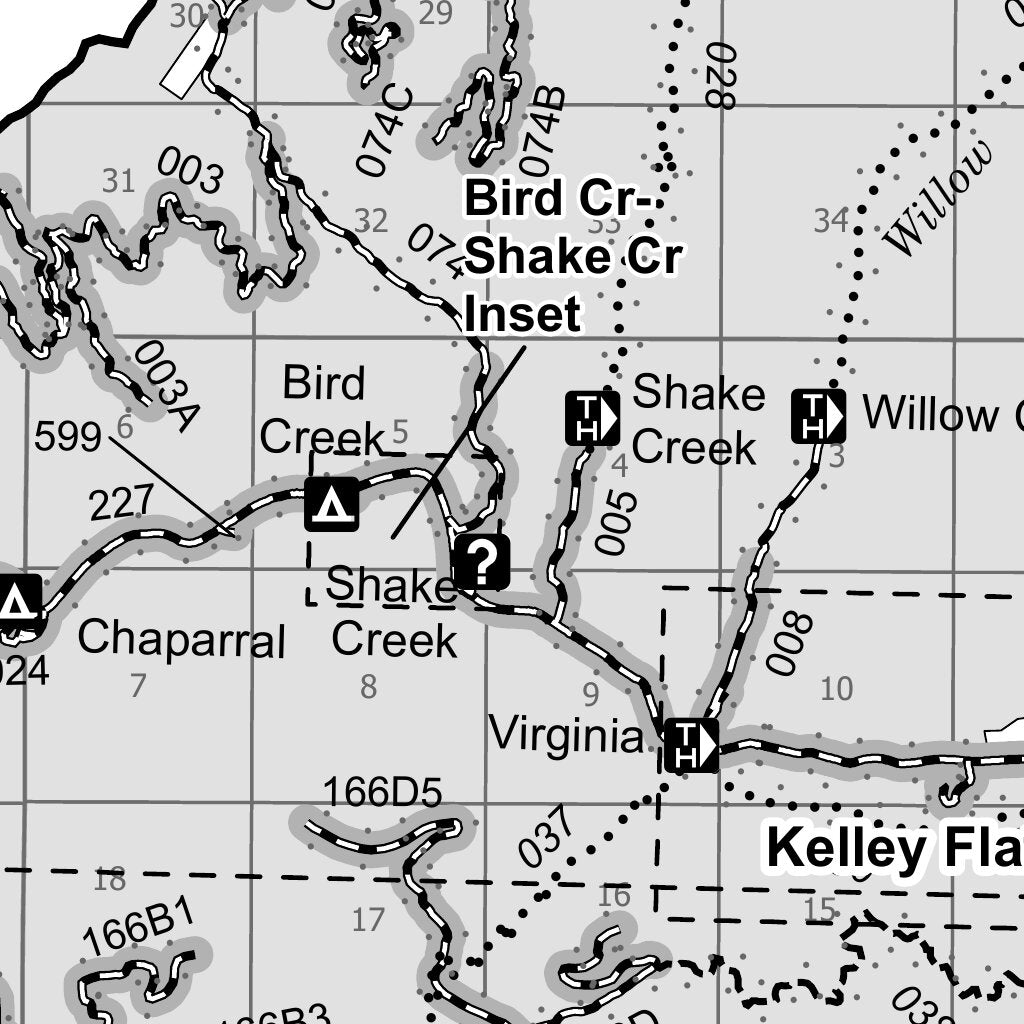 Sawtooth National Forest Fairfield RD Motor Vehicle Use Map 2025
