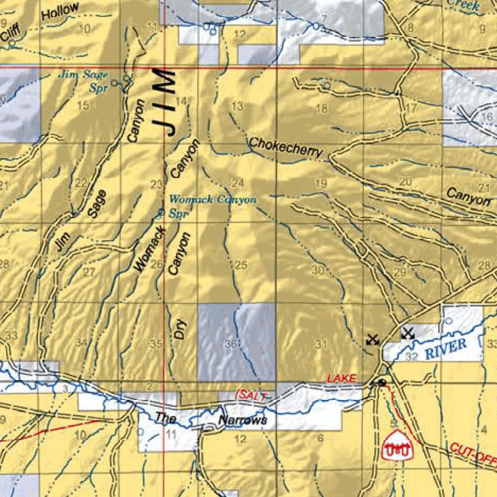 Sawtooth National Forest Minidoka Ranger District Forest Visitor Map ...