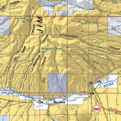 US Forest Service R4 Sawtooth National Forest Minidoka Ranger District Forest Visitor Map Back 2012 digital map