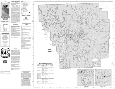 Sawtooth NF Minidoka RD Cassia Division Motor Vehicle Use Map 2025 MVUM Preview 1