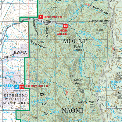 Uinta Wasatch Cache National Forest Visitor Map Logan Ranger District 2025 Preview 2