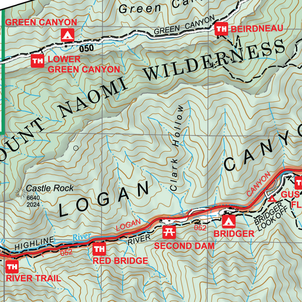 Logan Ranger District Uinta Wasatch Cache National Forest Visitor Map Logan Ranger District ...