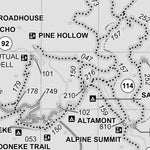 Uinta-Wasatch-Cache National Forest Pleasant Grove Ranger District Motor Vehicle Use Map Back 2025 Preview 3