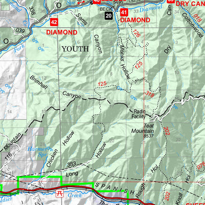 US Forest Service R4 Uinta Wasatch Cache National Forest Pleasant Grove, Spanish Fork and Heber-Kamas RD's 2014 digital map