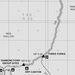 Uinta-Wasatch-Cache National Forest Spanish Fork Ranger District Motor Vehicle Use Map 2025 Preview 2