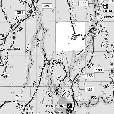 Uinta-Wasatch-Cache Nat'l Forest Evanston-Mtn View Ranger District Back Motor Vehicle Use Map 2025 Preview 3