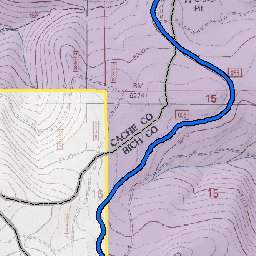 US Forest Service R4 Uinta-Wasatch-Cache NF Logan RD Sinks Winter Recreation Area 2016 digital map