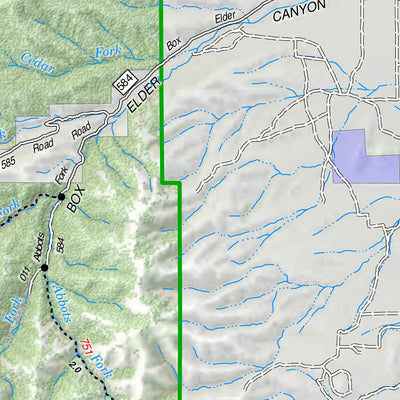 US Forest Service R4 Uinta-Wasatch-Cache NF Salt Lake Ranger District Deseret Peak Recreation Map 2019 digital map