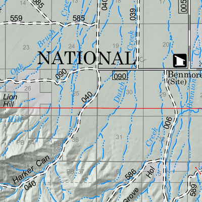 US Forest Service R4 Uinta Wasatch Cache NF Vernon RD Forest Visitor Map 2014 digital map