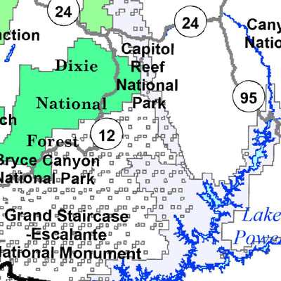 US Forest Service R4 US Forest Service Intermountain Region 4 digital map