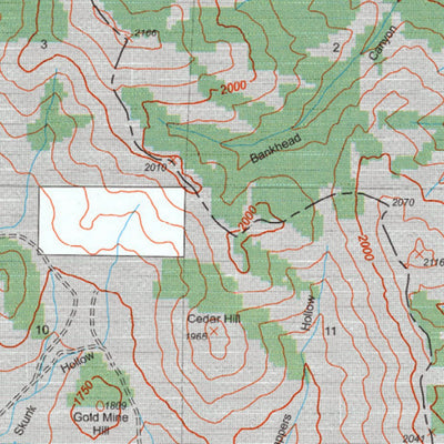 US Forest Service R4 Wellsville Mountain Wilderness Uinta-Wasatch-Cache NF 2006 digital map