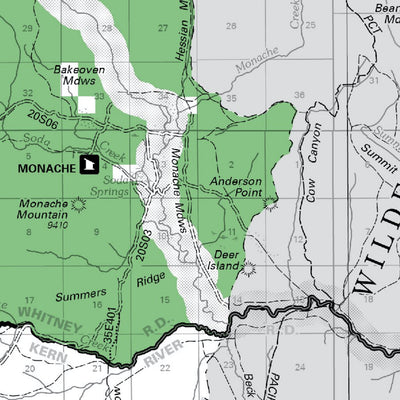 US Forest Service R5 2024 Inyo Fuelwood SOUTH digital map