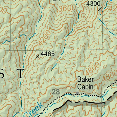 US Forest Service R5 Alamo Mountain digital map