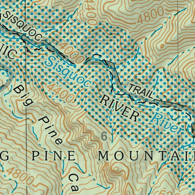 US Forest Service R5 Big Pine Mountain digital map
