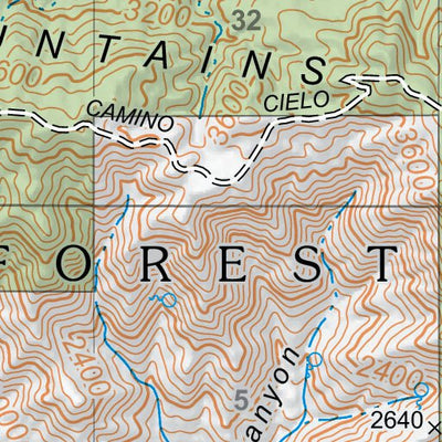 US Forest Service R5 Carpinteria digital map