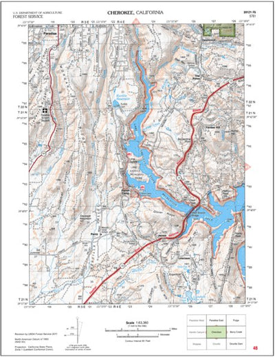 US Forest Service R5 Cherokee (2012) digital map