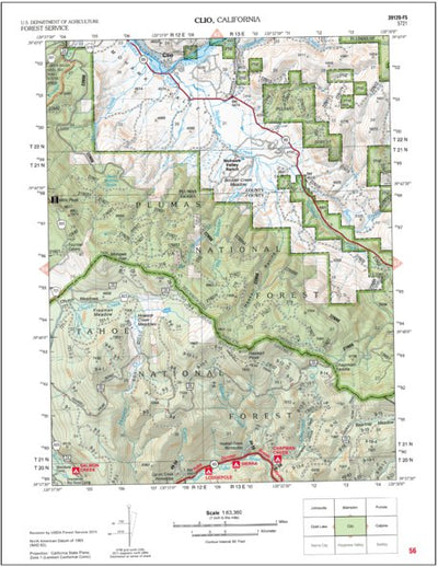 US Forest Service R5 Clio (2012) digital map