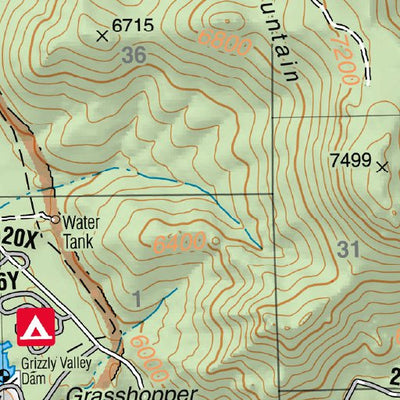 US Forest Service R5 Crocker Mountain (2012) digital map