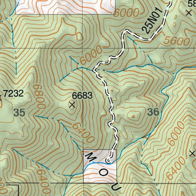 US Forest Service R5 Frenchman Lake (2012) digital map