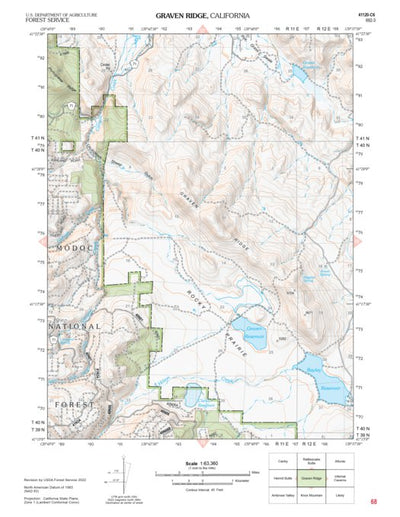US Forest Service R5 Graven Ridge digital map