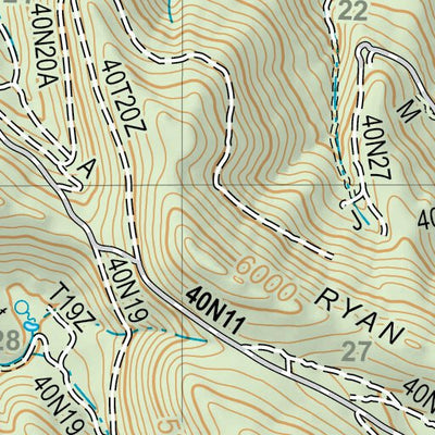 US Forest Service R5 Halls Canyon digital map