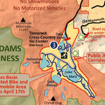 Inyo National Forest Winter Recreation Map (Mammoth Lakes & June Lake) Preview 3