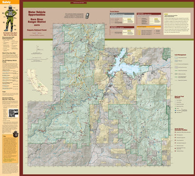 US Forest Service R5 Kern River Motor Vehicle Opportunity Guide (south) digital map