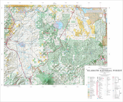 US Forest Service R5 Klamath National Forest Visitor Map (East) digital map