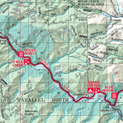 US Forest Service R5 Klamath National Forest Visitor Map (West) digital map