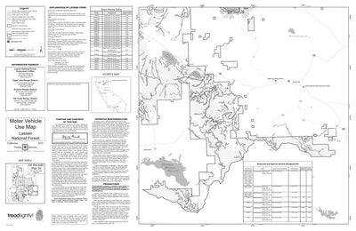 Lassen MVUM - Map 3a Preview 1