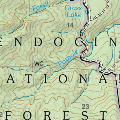 US Forest Service R5 Leech Lake Mountain digital map