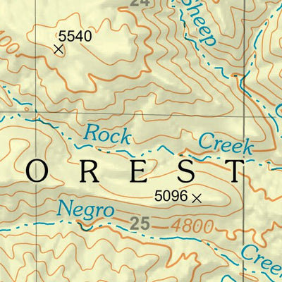 US Forest Service R5 Lockwood Valley digital map