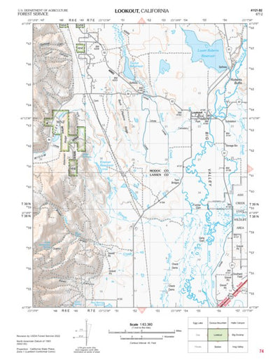 US Forest Service R5 Lookout digital map