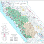 US Forest Service R5 Los Padres National Forest Visitor Map (North) digital map