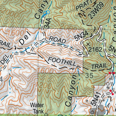 US Forest Service R5 Matilija digital map
