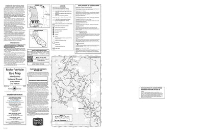 Mendocino MVUM - South (Inset 1: Southern Upper Lake) Preview 1